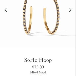 Julie Vos SoHo mix metal Large Hoop Earrings